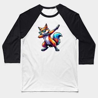 Dabbing Fox Baseball T-Shirt